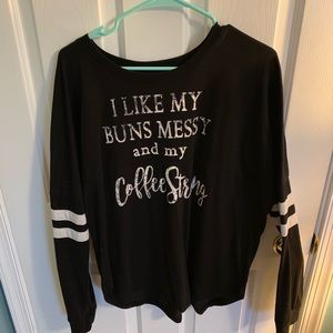 Long sleeve varsity shirt